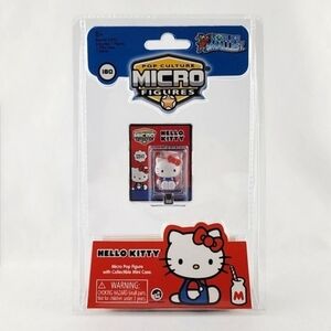 Hello Kitty  World’s Smallest Pop Culture Micro Figure Blue Classic Sitting Pose